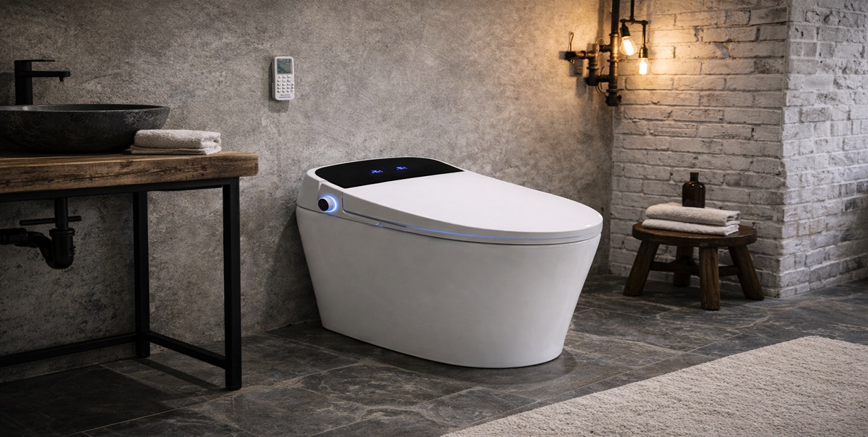 Fontana Sperlonga Remote Controlled Smart Toilet FS2008 intelligent WC toilet